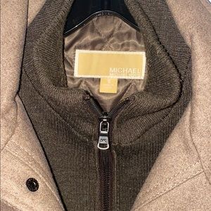 Micheal Kors 2-in-1 turtle neck Bomber Jacket